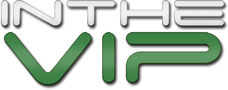 In the VIP logo